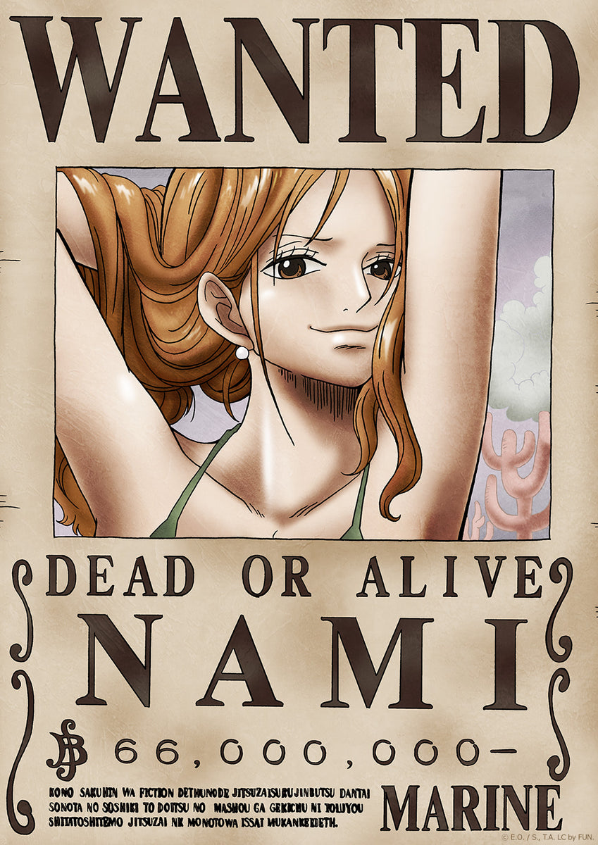 ONE PIECE WANTED: Dead or Alive Poster: Nami ( Official Licensed