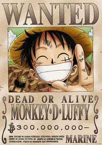 <transcy>SE BUSCA UNA PIEZA: Póster de Dead or Alive: Luffy (con licencia oficial)</transcy>
