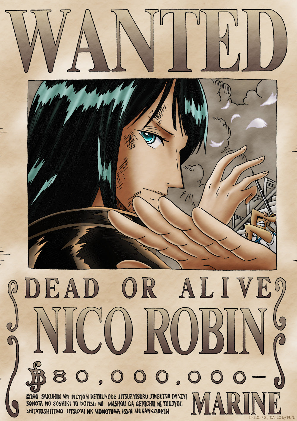 ONE PIECE WANTED:  Dead or Alive Poster: Nico Robin ( Official Licensed )